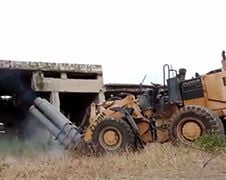 De brute bulldozer van Aleppo