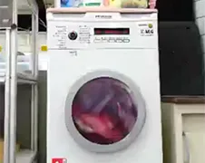 De bruutste wasmachine die je vandaag zult zien!