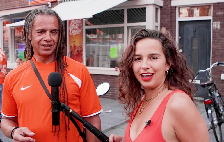 De EK-wedstrijd tussen Nederland en Oekraine kijken in het sfeervolle Den Haag