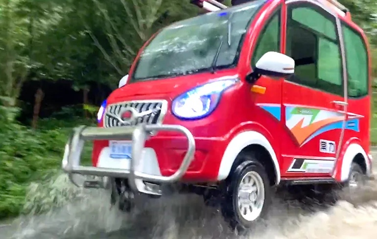 De goedkoopste elektrische auto kost 1200 dollar en valt niet tegen