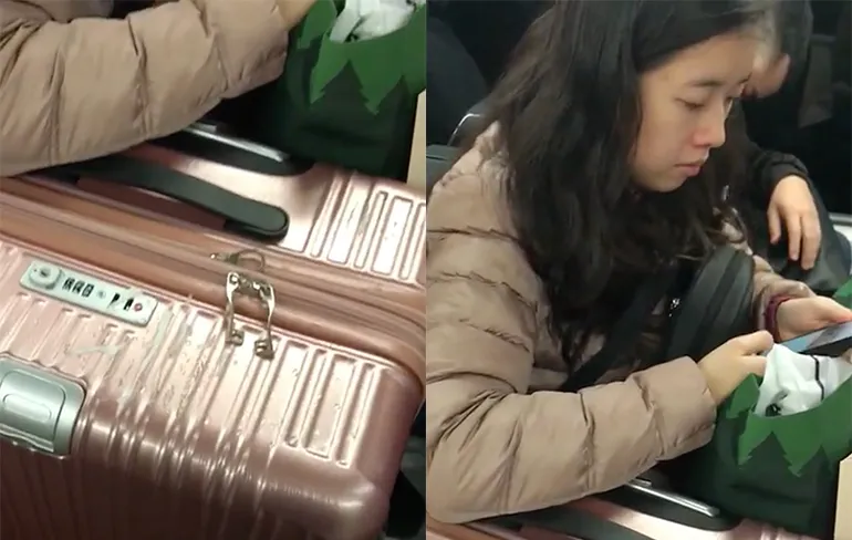 De reactie als er een Chinees in de buurt is...