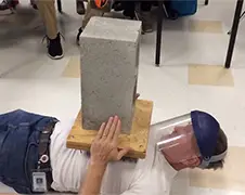 De rest van de vrijwilliger voor testje video
