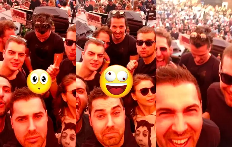 De selfie van het jaar 2018 is gemaakt op een feestje
