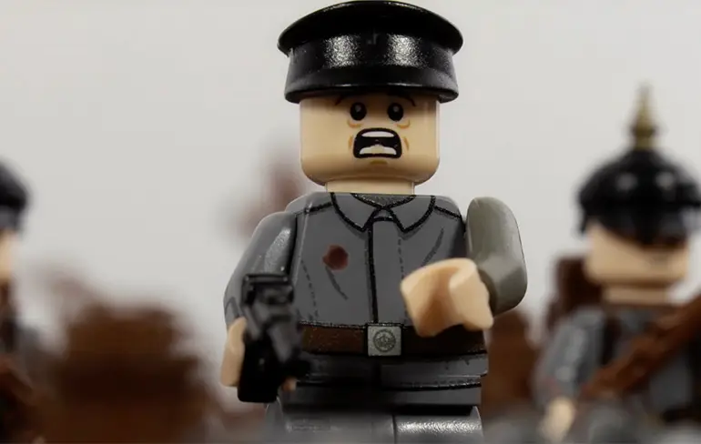 De Slag om Verdun uit de Eerste Wereldoorlog in Lego
