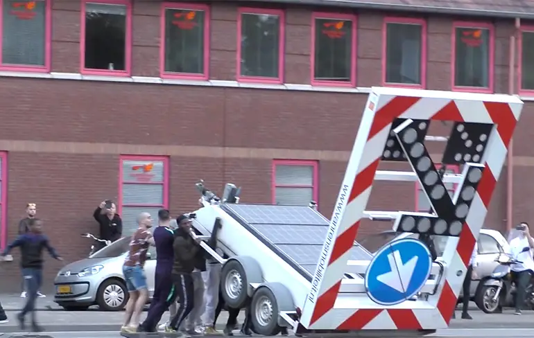 Demonstratie in Eindhoven loopt uit de hand, Eindhoven was warzone