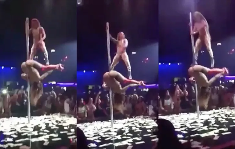 Deze strippers werken echt keihard voor hun geld!
