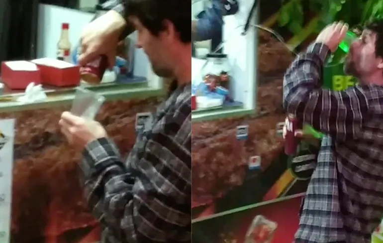 Die laatste druppel was fataal voor dronken droppie