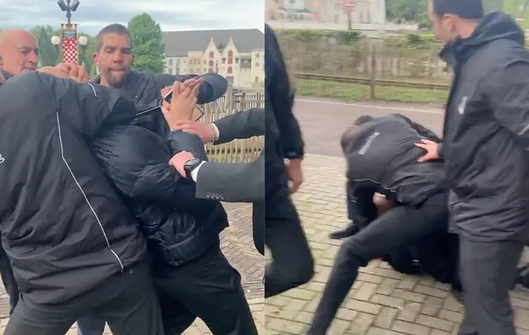 DJ Glades naar de grond gewerkt door beveiligers van de Efteling