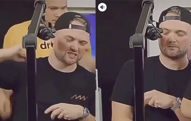 DJ Warface heeft misschien toch een drankje te veel genomen