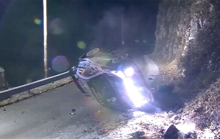 Dodelijke crash tijdens WRC Rally Monte Carlo
