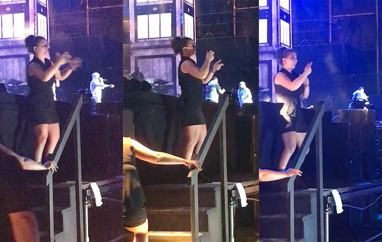 Doventolk gaat helemaal los tijdens nummer "Rap God" van Eminem