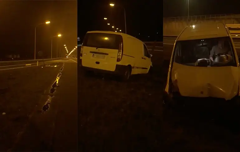 Dronken Belg zegt dat ie geen ongeluk heeft gehad