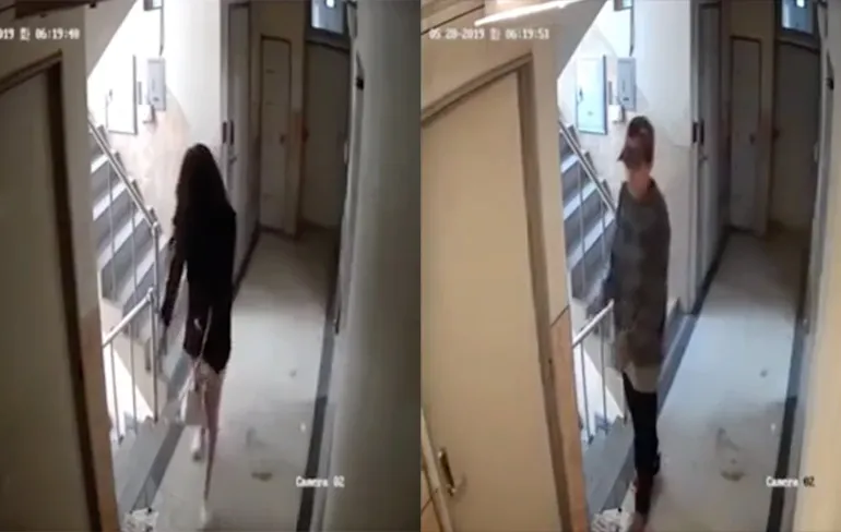Dronken dame wordt gevolgd naar huis door een stalker