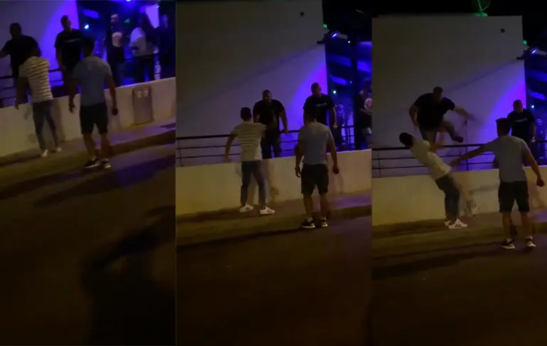 Dronken toerist geweigerd in club, geeft uitsmijter een klap en heeft spijt