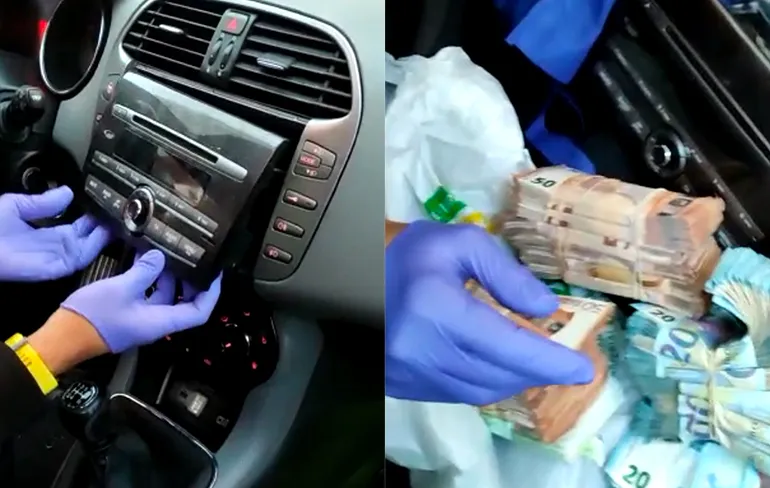Drugsdealer heeft nogal wat verstopt in geheim vak achter het dashboard