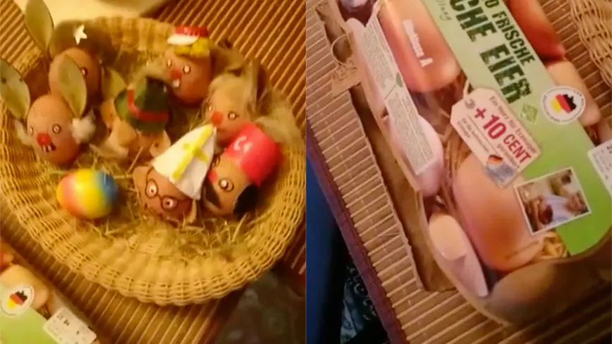 Duitse eieren voor een ouderwetse Duitse Pasen...