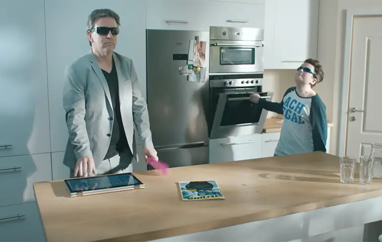 Duitse Otto doet The Oven Kid in commercial