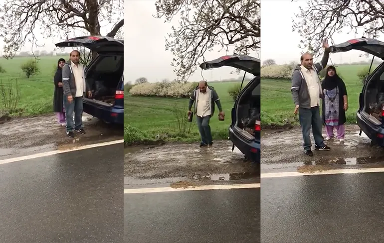 Dumpers illegaal afval op heterdaad betrapt en aangepakt