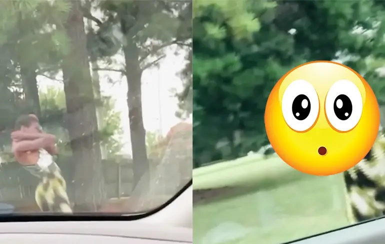 Echte zombie heeft een klein beetje last van jeuk