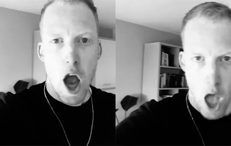 Een boodschap van Rapper Sjors tijdens de lockdown, o wacht...