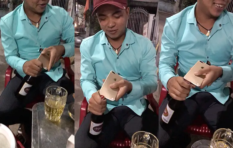 Een iPhone kun je beter niet als bieropener gebruiken