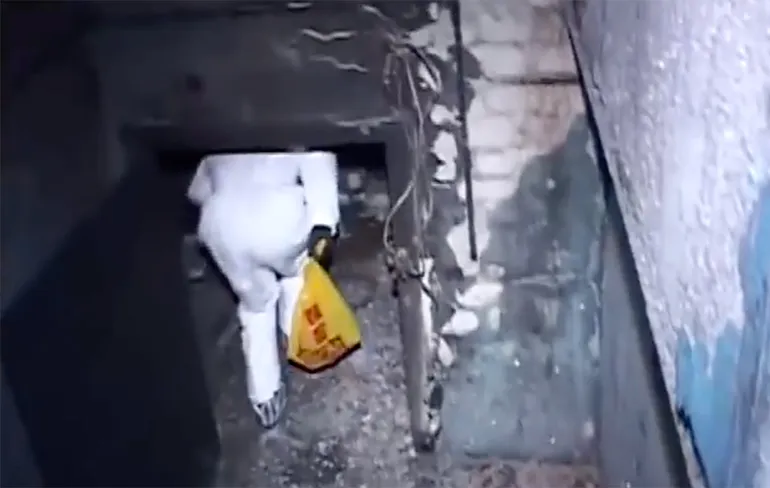 Een kijkje in de sarcofaag van de kerncentrale in Tsjernobyl