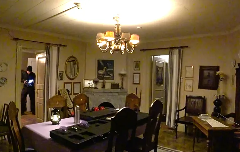 Een nachtje slapen in een huis waar het spookt in Zweden