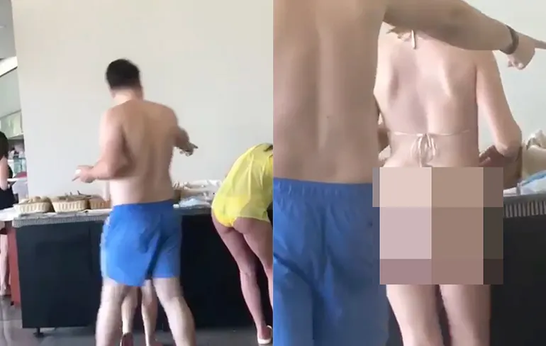 Eh, dat is best een opvallende tattoo om te zien tijdens het ontbijt