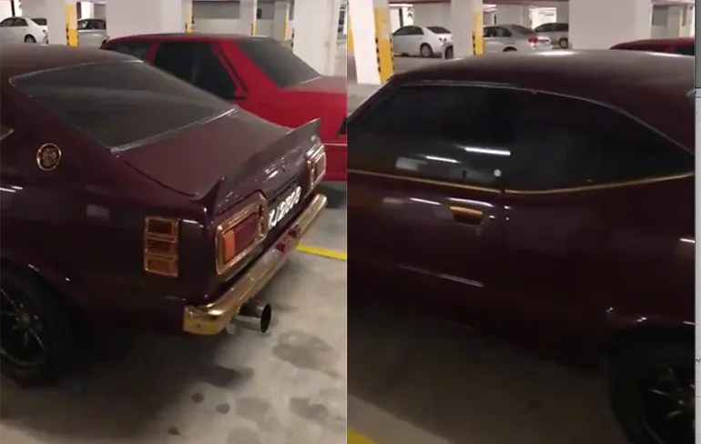 Eh, met zo'n auto kun je echt niet rondrijden