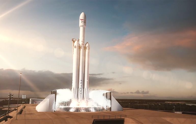 Elon Musk gaat proberen geschiedenis te schrijven met Falcon Heavy-raket