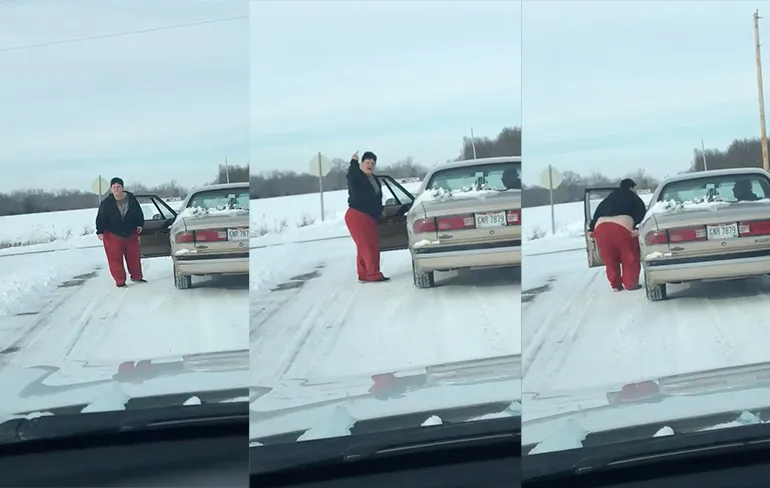 En dan heb je ineens een nieuw netvlies nodig tijdens road rage in Ohio