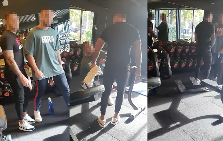 En toen was het even niet zo gezellig in de sportschool