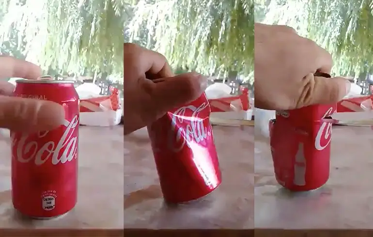 Ergens in Argentinië: Er zat zo'n raar smaakje aan de cola...