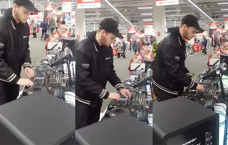 Even lekker rammelen in de Mediamarkt!