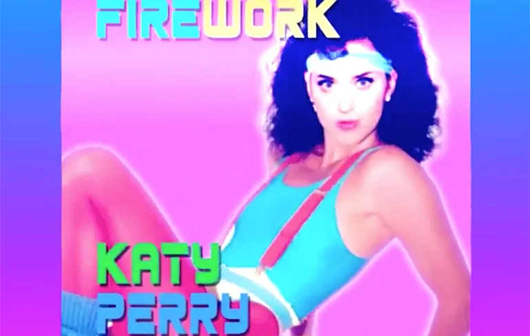 Even terug naar de 80's met deze Katy Perry Firework 80's versie