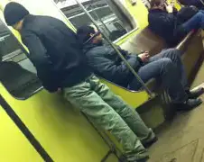Even wat druk van de ketel halen in metro Rusland...