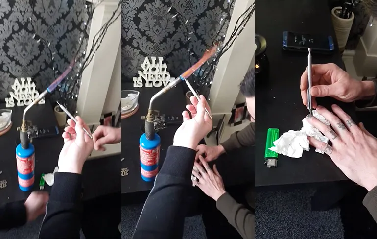 Eventjes de pijn van bloed onder een nagel verlichten