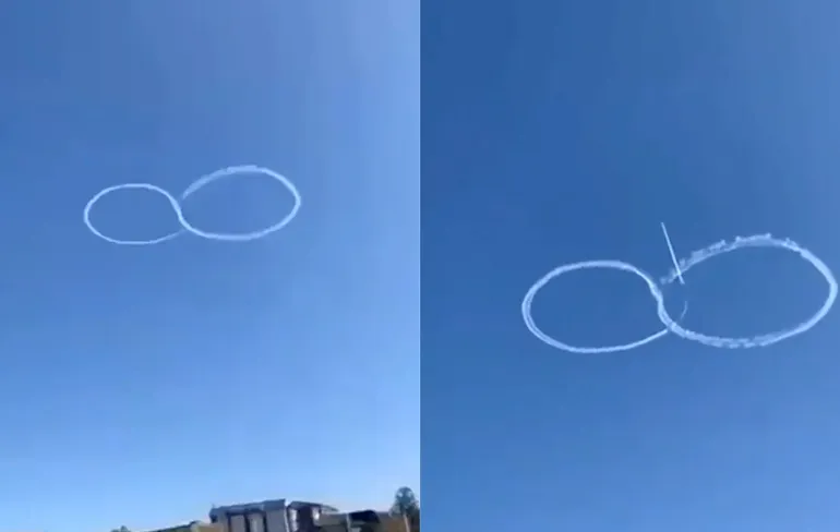 Eventjes een bekende vorm in de lucht kalken