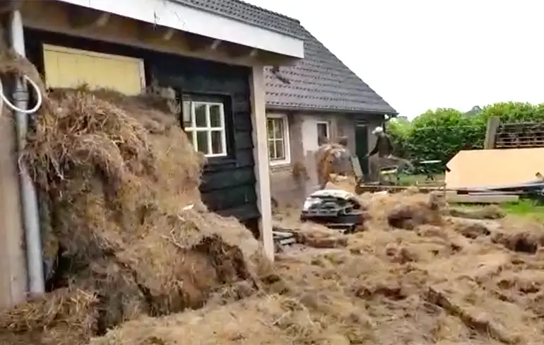 Ex-collega's maken echt nestje van huis pasgetrouwd stel in Ederveen