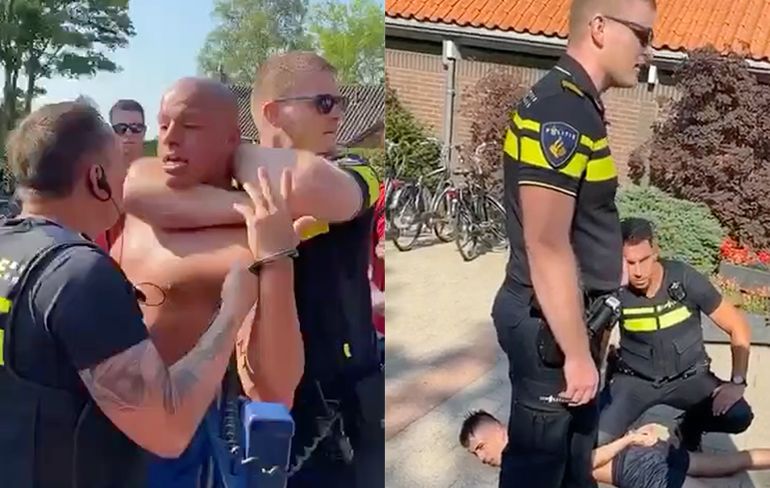 Familie komt even gezellig verhaal halen bij Politie Zutphen
