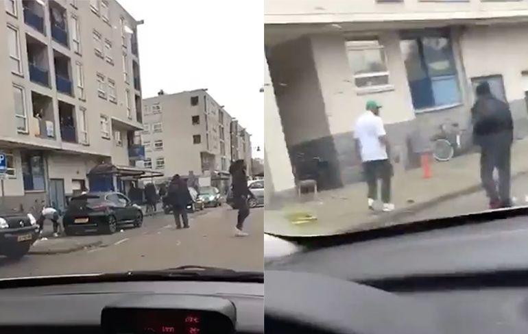 Fatale steekpartij in de Bijlmer door verschillende mensen gefilmd