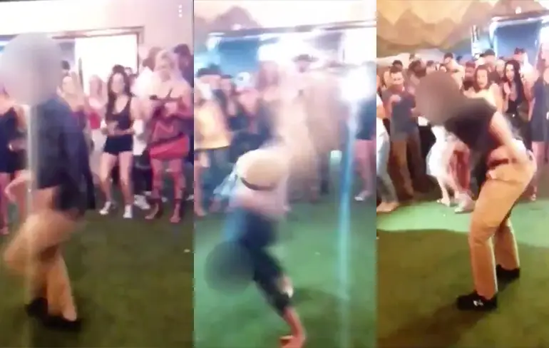 FBI agent doet dansje in club en laat zijn geweer per ongeluk afgaan