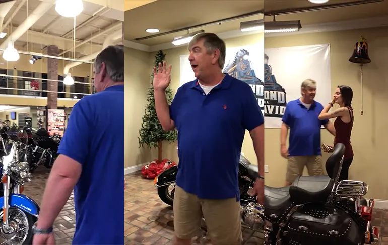 Feel Good: Dochter koopt een Harley voor ongelovige stiefvader