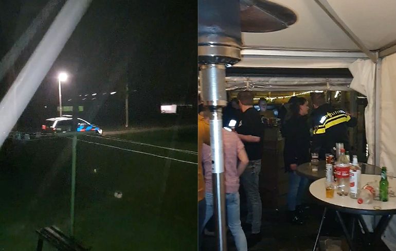 Feestvierders coronafeestje in Rheezerveen omsingeld door de politie
