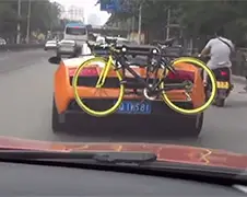 Fiets vervoeren met Lamborghini kan wel