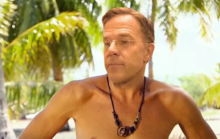 Formation Island: Rutte doet HET met Kaag...