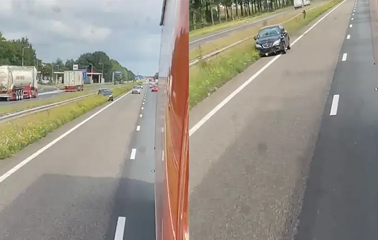 Gaat niet helemaal goed met automobilist in Noord-Brabant