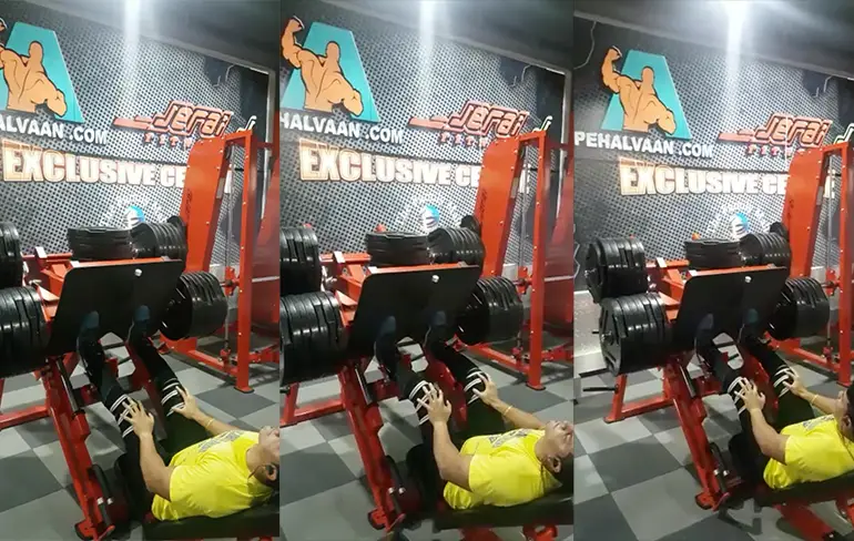 Gast skipt voorlopig even leg day, want been op gruwelijke manier gebroken