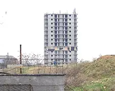 Gebouw opblazen in Sevastopol gaat niet helemaal goed