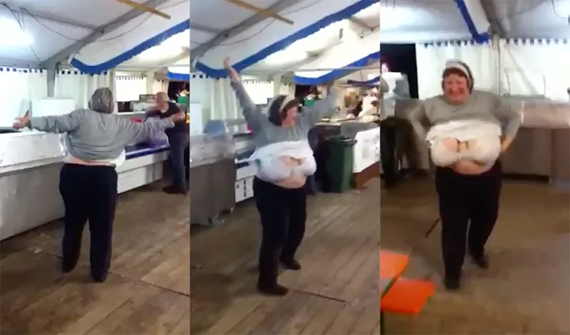 Geen drank meer voor tante Jannie op dit feestje!